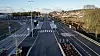 Kollektivtraséen ved holdeplass med overgang til gang- og sykkelvei. Foto: Rogaland fylkeskommune