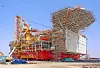 Yme-plattformen, her under bygging i Abu Dhabi.