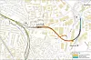 T-banestrekningen skal gå i tunnel fra Grorudbanen mellom Hasle og Økern til Ringbanen ved Sinsen.