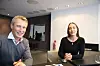 Thom-Erik Borgen og Marie Heggland i advokatfirmaet Simens Vogt Wiig har bygget opp egen avdeling for automasjon og mobilitet. Foto: Tore Stensvold