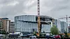 Biblioteksbygget fra utsiden. Bildet er tatt i september.