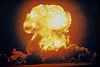 Det merkes når en hydrogenbombe detoneres, som denne på Bikini-atollet i 1954.