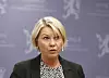 Oslo 20150423.Næringsminister Monica Mæland orienterte om situasjonen i gruveselskapet Store Norske.Foto: Terje Pedersen / NTB scanpix