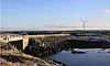 Slik ville gigant-vindmøllen sett ut på avstand på Haugøya i Smøla kommune.