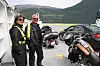 Linda og Bjørn Nilsen på vei hjem fra ferie. De la ikke merke til at MF Gloppefjord var mer stillegående enn de er vant med fra norske ferger. Foto: Tore Stensvold
