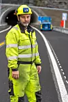 – Når det er kaldt her blir det skikkelig kaldt, så derfor har vi isolert rørledningene i hele tunnelen med Glasopor for å unngå at vannet fryser, forteller Lima. Foto: TUM Studio