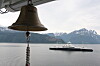 MF Gloppefjord sett fra MF Eidsfjord. Autocrossing-systemet fra Rolls-Royce passer på at passeringen skjer i trygg avstand og på mest mulig driftsøkonomisk vis.