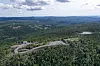 Her på toppen av Gyrihaugen i Nordmarka skulle Forsvaret bygge radar, men utbyggingen ble plutselig stanset etter at veien sto ferdig.