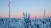 Når det er svært kaldt, er det gjerne lite vind. Det gir høye strømpriser. Stamåsen vindpark i Jämtland og Västernorrland fylker eies av Statkraft.