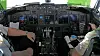 Inne i cockpiten på et av SAS' Boeing 737-700 (ikke flyet som var involvert i hendelsen på Gardermoen 25. mars 2015).
