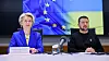 EU-kommisjonens president Ursula von der Leyen sammem med Ukrainas preisdent Volodymyr Zelenskyj i Ukraina i november i år.