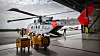 To AW101 Sar Queen-maskiner utenfor hangaren ved 330-skvadronen på Sola. Foto: Eirik Helland Urke