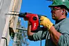 Ute i friluft trngs sjeldent støvavsug på Hilti TE7-C, eller andre borhammere for den sakens skyld.