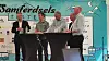 Samferdselsminister Jon-Ivar Nygård (Ap), Erling Sande (Sp), Trond Helleland, (H), Morten Stordalen, (Frp) og Lars Haltbrekken (SV)