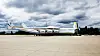 Det ble ett norgesbesøk for An-225. Her er flyet på Oslo lufthavn Gardermoen i 2014.