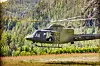 Det er slike Bell 412-helikoptre Luftforsvaret skvadron 339 SOAS øver med på Østlandet både på dag- og kveldstid de kommende ukene.