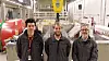Her i dette lageret, i Studsvik i Sverige, kan norsk atomavfall havne. Laboratoriesjef Niklas Snis, prosjektleder Kyle Johnson og seniorrådgiver Per Lidar (f.v) står klar til å ta i mot.