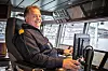 Kaptein Karl Robert Røttingen om bord på «Kronprins Haakon». Foto: Torhild Dahl/HI