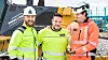 Jens Rygh de Flon (Glasopor), Fredrik Eriksen (Walan Maskin) og Fredrik Korsvoll (Walan Maskin) Foto: Per Tore Molvær