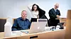 Erik Liebermann i Oslo tingrett i juni 2023 sammen med advokatene Kristine Farstadvoll og John S. Gulbrandsen.