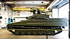 Norge har bestilt 144 nye/oppgraderte CV90-vogner som produseres her i Örnsköldsvik mellom Sundsvall og Umeå på den svenske østkysten. Denne forserievognen har ikke gummibelter slik den egentlig skal ha, har en annen våpenstasjon og mangler pansret beltebeskyttelse.