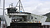 MF Hydra på vei ut fra kai på Hjelmeland på riksvei 13 i Rogaland. Norled venter på norsk produksjon og leverandør av hydrogen. Nå kommer flytende H2 fra Tyskland på hjul.