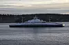 Bastø IV på vei mot Moss. Den fergen er bygget ved Sefine-verfet i Tyrkia. Bastø V leveres fra Sefine i mars 2017. Foto: Tore Stensvold