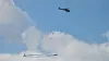 Det er danske Skytem som har utviklet antennen som fraktes rundt med helikopter.