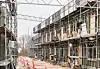 I Roskilde har Adserballe & Knudsen ført opp 62 borettslagsboliger for boligselskapet Roskilde Nord. Dette var første gang Rockzero-systemet ble brukt til etasjeboliger. Ifølge entreprenøren er systemet enkelt å bygge med, men ikke så raskt som lettbetong-elementer. Byggherren ser heller ikke de store gevinstene for anleggsøkonomien, men forventer at oppvarmingskostnadene blir lavere enn i standardbygg. De første beboere flyttet inn 1. november i år, så energiforbruket er ikke målt ennå. Foto: Adserballe & Knudsen