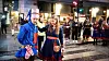 Ella Marie Hætta Isaksen (t.h.) synes det er absurd å stå tiltalt etter Fosen-aksjonene. Her fra aksjonen ved Stortinget og Karl Johan 11. oktober 2023. Foto: Eirik Helland Urke