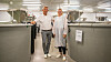 Birgitte Sørheim og Tom Olsen i Benchmark Genetics. Selskapet er blant flere som jobber med genomisk lakseoppdrett.