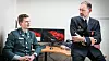 Christer Lunde Gjerstad (t.v) og Erik Myrvang Salvador jobber ved IMPS som er et supplement til den sivile spesialisthelsetjenesten og driver blant annet behandling av veteraner og soldater som fortsatt tjenestegjør. Foto: Eirik Helland Urke