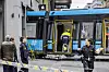Tirsdag 29. oktober sporet en trikk av og kjørte rett inn i Eplehuset i Storgata 17 i Oslo.