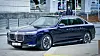 A-6: Denne bilen, av typen BMW i7, tok kongefamilien i bruk i desember. NTB observerte den for første gang i forbindelse med åpningen av Follobanen 12. desember. Modellen er helt ny på markedet i Norge, og kongefamilien har trolig fått et av de første eksemplarene.