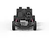 Chassiset kan leveres med motor, batteri og seter. Foto: OSVehicle