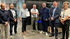 Fv. Alf Bringedal fra Ølen Betong, Trond Pettersen Valeur fra Skanska, Geir Arild Søndenå fra Ølen Betong, Anders Geirsta fra Skanska, Lars Norekvål fra Ølen Betong, Kai Morten Høyem fra Skanska og Anne Brit Moen fra Skanska.