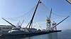 Offshorefartøyet Mr Steven (2015) er bygget om til å ta imot nesekapper fra Falcon-raketter for SpaceX. Et nett på 3.700 m2 er spent ut mellom fire armer på det 62 meter lange og 10 meter brede skipet.