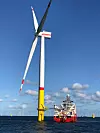 Hver av turbinene fra Siemens Gamesa Renewable Energy har en kapasitet på 6 megawatt. Foto: Equinor