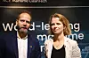 Styreleder Bjørn Sundland og daglig leder Hege Økland i NCE Maritime Clean Tech. Foto: Tore Stensvold
