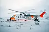 Et AW101-helikopter på øvelse med Heimevernet i november.