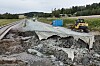 E6 og jernbanen forsvant ut i Nesvatnet i Levanger da et kvikkleireskred tok med seg grunnen 30. august.