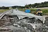 E6 og jernbanen forsvant ut i Nesvatnet i Levanger da et kvikkleireskred tok med seg grunnen 30. august.