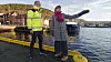 Gerard Dam og rådgiver Sofie Jordheim diskuterer muligheter for flomsikring av Bergen. En rapport med forslag skal leveres etter om lag 6 måneder.