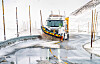 Presis Veidrift og Statens vegvesen har et pilotprosjekt med elektrisk brøytebil på riksvei 7 på Hardangervidda. Lastebilen er en Scania 45 R 6x2*4 med krokløft.