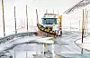 Presis Veidrift og Statens vegvesen har et pilotprosjekt med elektrisk brøytebil på riksvei 7 på Hardangervidda. Lastebilen er en Scania 45 R 6x2*4 med krokløft.