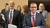 Norges EU-ambassadør Anders Eide og utenriksminister Espen Barth Eide i Brussel nylig. Nå er floken med EØS-midlene løst.