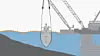 Klikk her for en å se illustrasjon av «Helge Ingstad»-hevingen. Illustrasjon: Forsvarsmateriell/ Nyhetsgrafikk.no