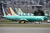 Nesten ferdige 737 Max-fly parkert ved Boeing-fabrikken i Renton, like utenfor Seattle. Foto: David Ryder