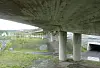Sluppen viadukt er en seksspenns bjelke-platebru med totallengde på 171 meter.