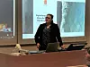 I juni 2019 disputerte Oda Ellingsen ved NTNU Ålesund. Foto: Linda Håhjem